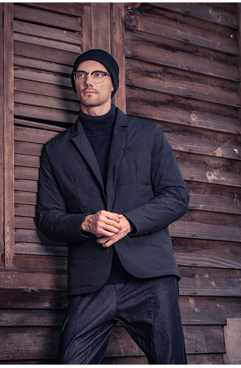 英爵伦冬季保暖轻薄羽绒服男2021商务休闲男士帅气时尚