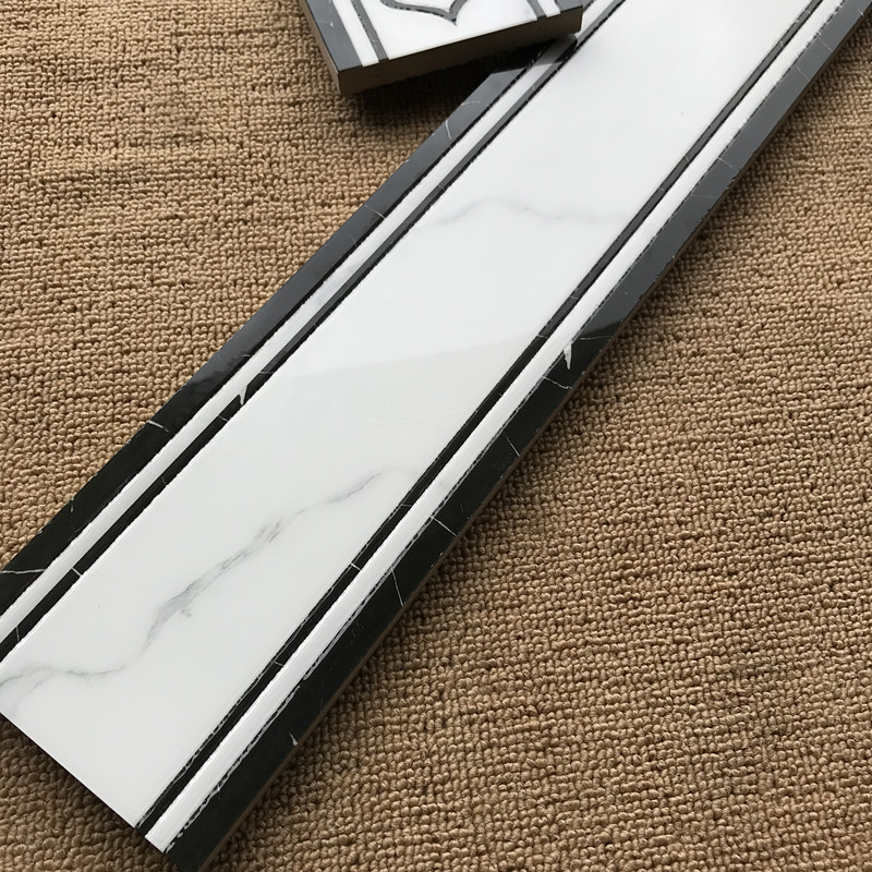 波导线瓷砖100x800客厅拼花走廊过道微晶石地砖走边线波打线瓷砖