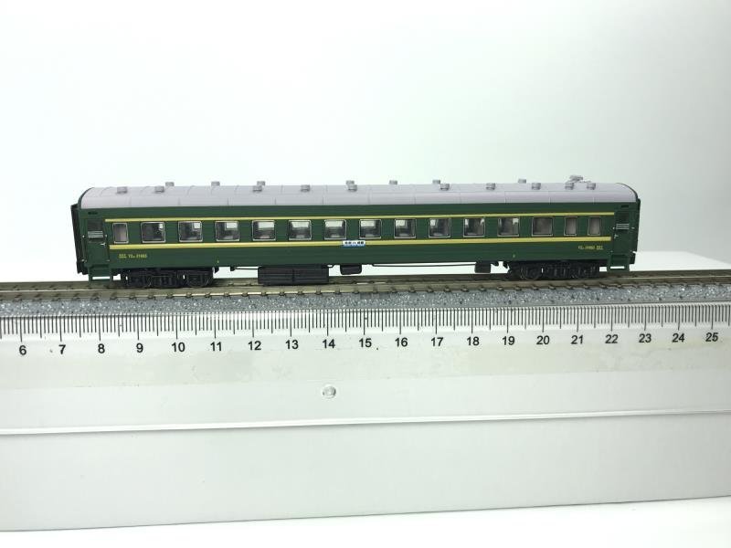 yz22型火车模型玩具仿真非合金硬座客车厢敞车棚车厢绿皮火车多号段可