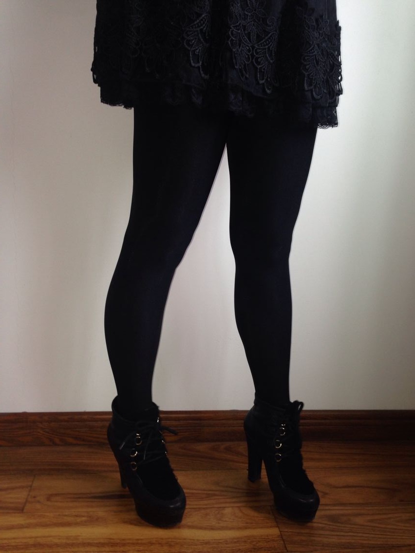 老式脚蹬裤光面健美裤修身打底裤大弹力八十年流行踩脚长裤 黑色踩脚