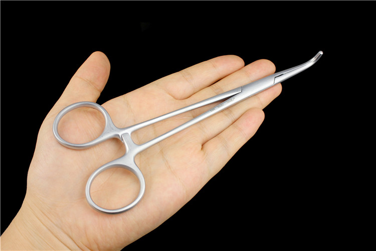 上海医疗器械厂jz金钟外科手术器械分离结扎钳横齿半齿斜角血管钳止血