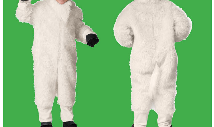 儿童动物服装万圣节儿童节舞台表演演出成人儿童动物野生长毛山羊公羊