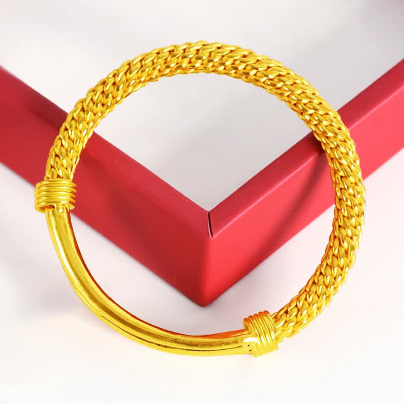 素圈婚嫁送礼亮面金重25g面宽约5mm半实心下单留言圈口按实物金重退补