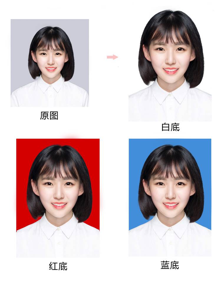 照片冲印证件照冲印冲洗一照片打印高清换底色12签证结婚登记照明星博