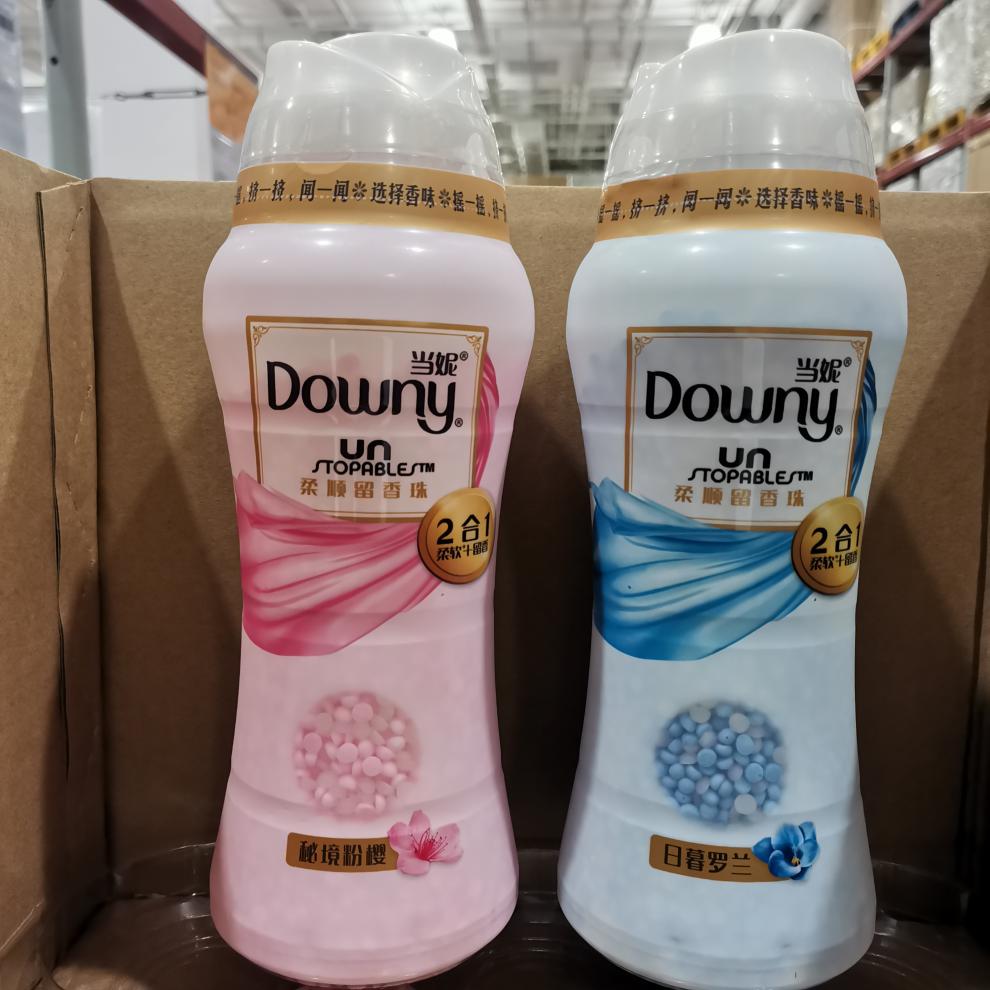 costco会员超市当妮2合1柔顺留香珠450g秘境粉樱日暮罗兰两种香味衣服