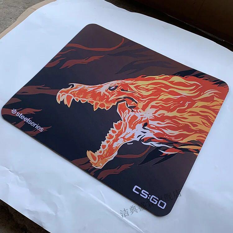 qckmassheavylolcfcs吃鸡电竞专业游戏鼠标垫超大加厚顺滑霜冻之蓝
