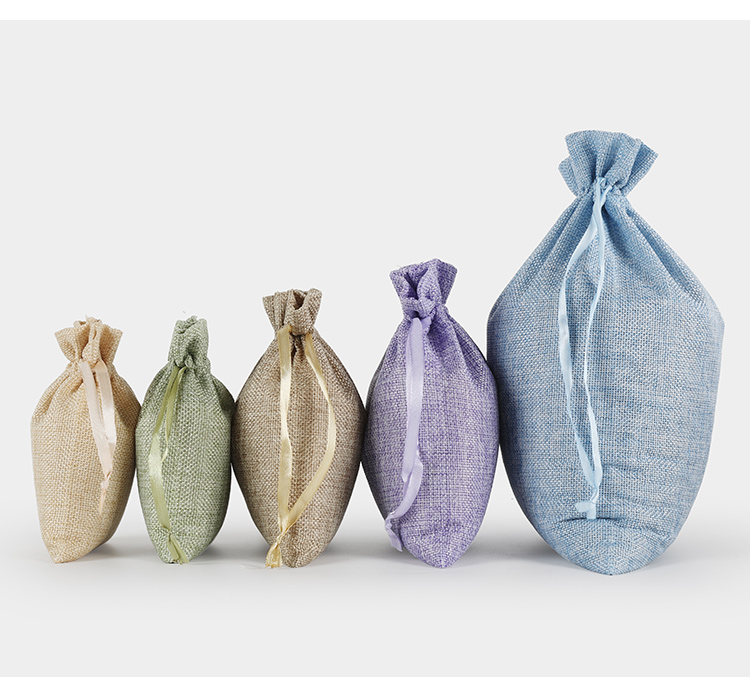 裳淇麻布袋束口袋抽绳首饰包装袋文玩小麻袋收纳布袋空锦香囊袋子定制