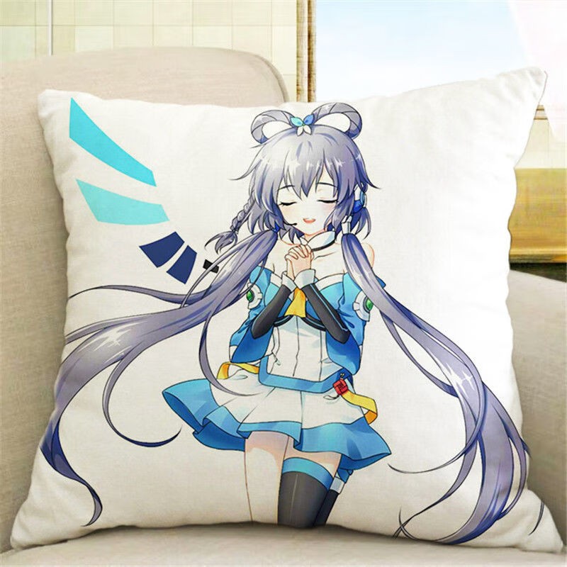 洛天依抱枕洛天依方形抱枕定制动漫周边v家星尘乐正绫二次元沙发靠垫