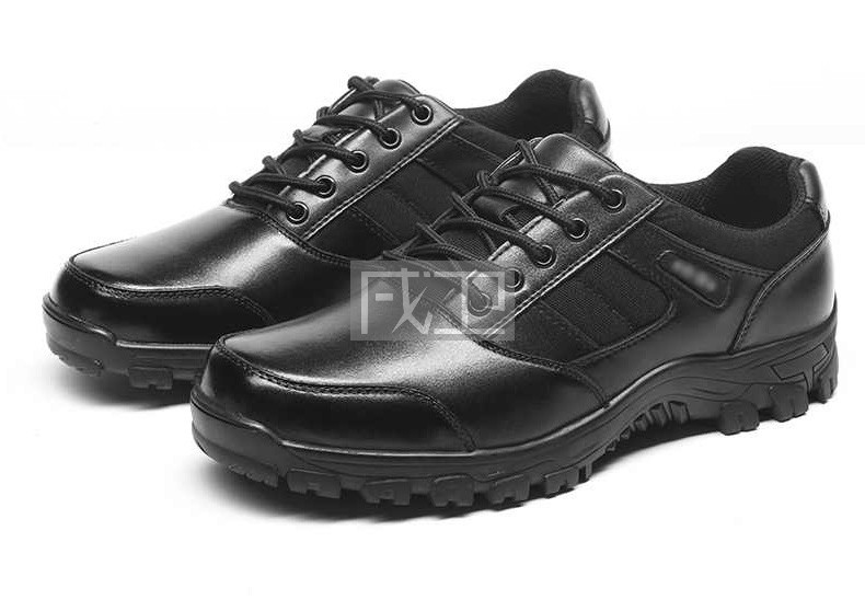 单位公务安防救援执勤鞋男低帮作训鞋警黑色户外耐磨防滑战术鞋徒步鞋