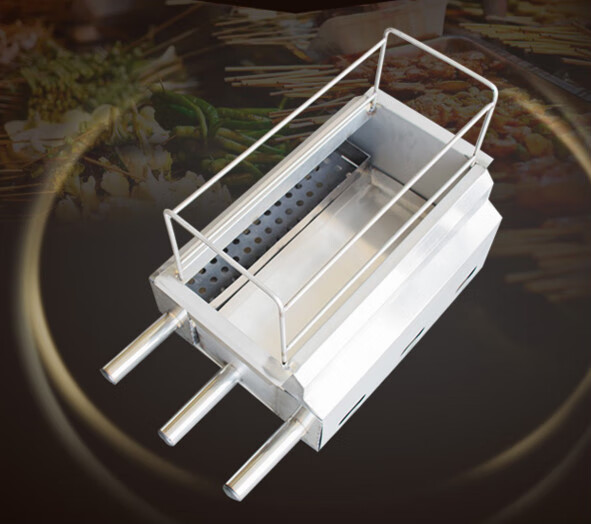 无烟烧烤炉家用不锈钢木炭烧烤架户外炭烤炉碳烤炉架烧烤木炭 中号 烤