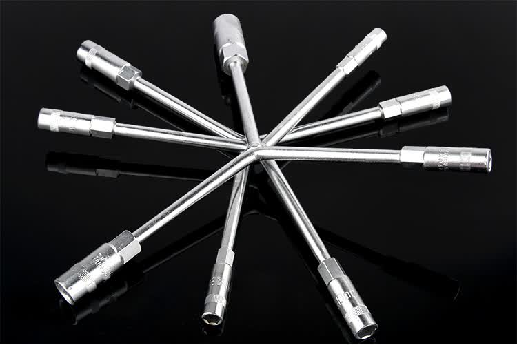 定制适用三头套筒扳手单个三通套同板手10mm1715号套简套桶套头扳手