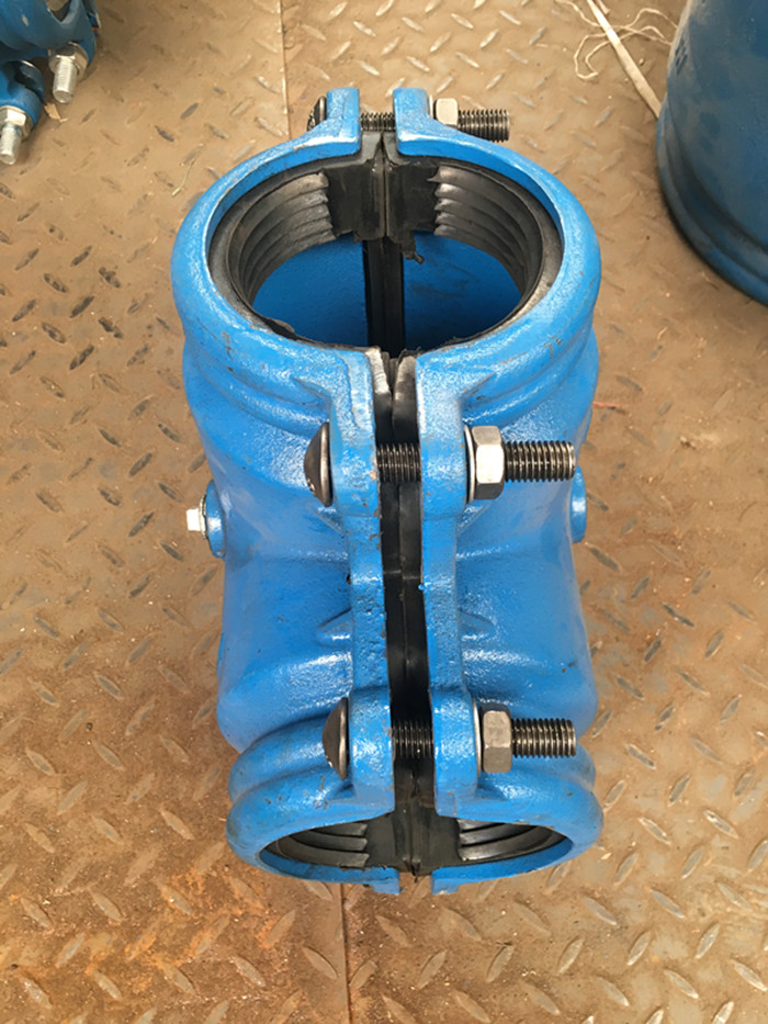 pvc pe管抢修接/哈夫节正三通变径三通补漏器快速接头铁管直快接 dn