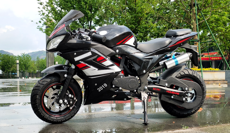 儿童摩托车汽油新款49cc二冲四冲儿童迷你摩托车小跑车小趴赛电动车