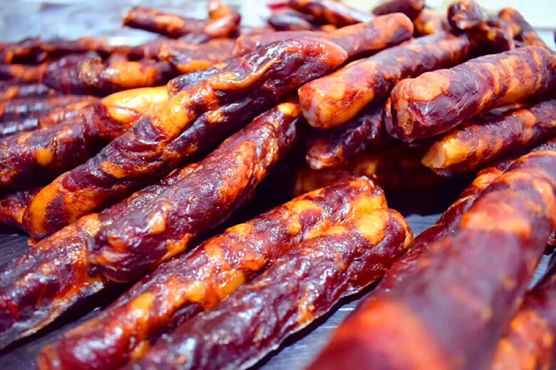 正宗湖北宜昌香肠长阳五峰特产新腊肠 川味熏微麻辣香肠mm 香肠家常