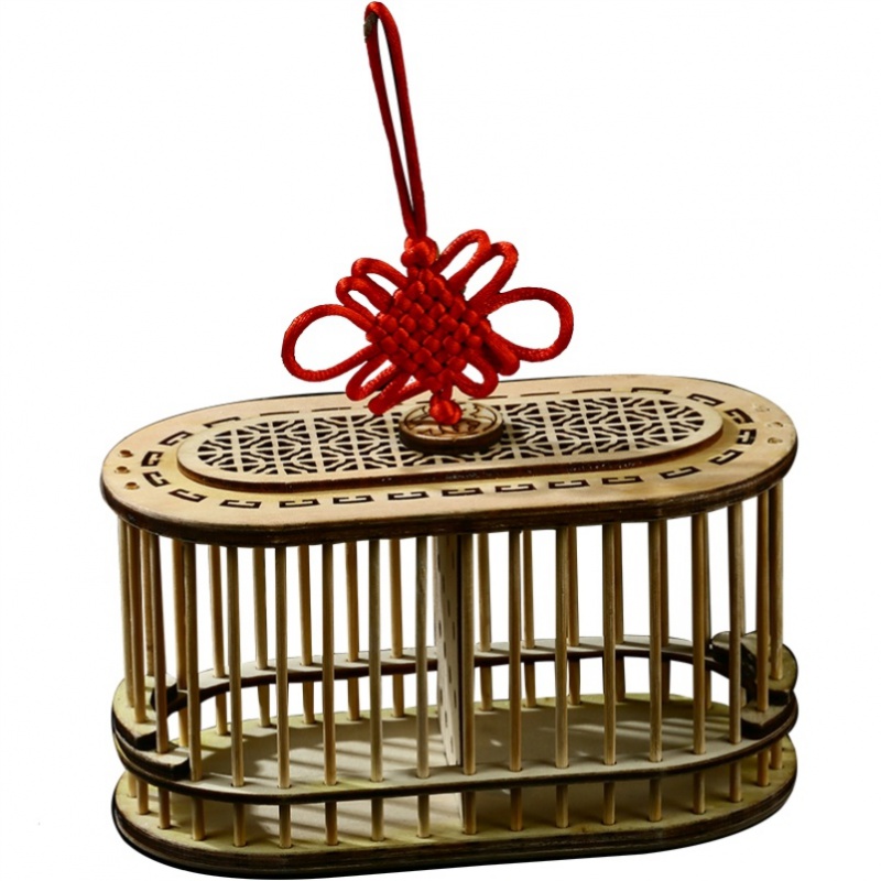 蝈蝈笼子手工竹编蝈蝈笼子竹制鸣虫用具蛐蛐笼蟋蟀蚂蚱蝴蝶动物儿童