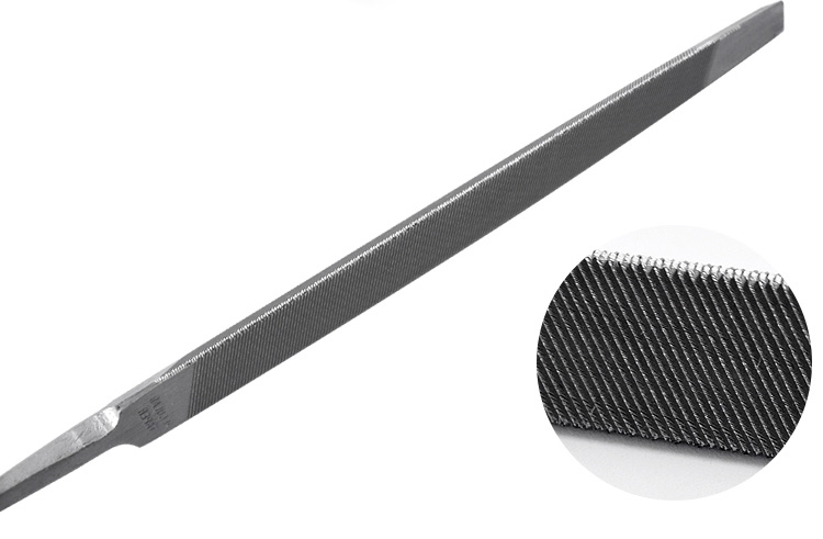 定制适用钳工锉三角锉修整锉刀尖锉合金钢 美国三角锉5寸 宽7mm【图片