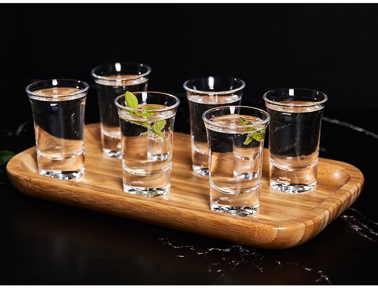 子弹杯野格shot杯洋酒杯一口烧酒杯俄罗斯伏特加小酒杯三钱白酒酒杯花