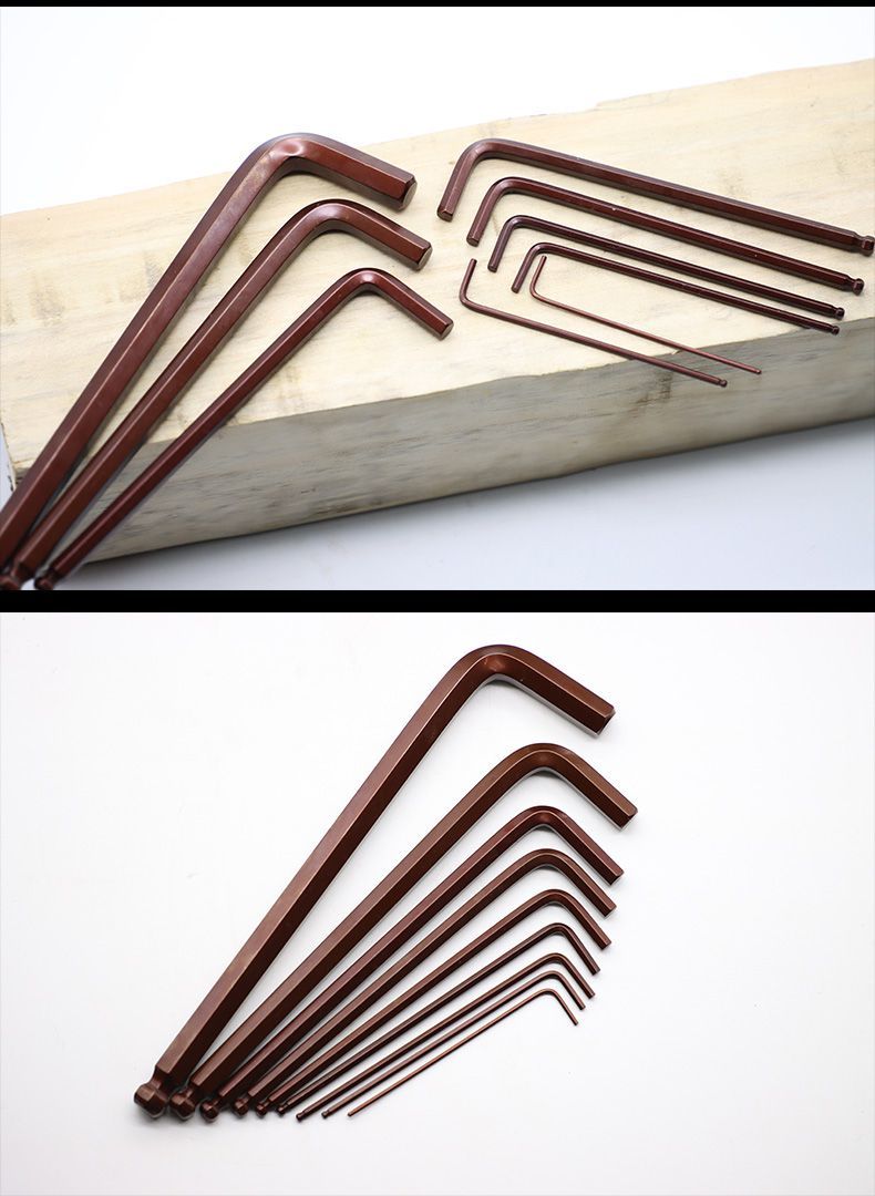 内六角扳手套装梅花内六角螺丝刀六棱扳手6内角扳手六边形标准短平9