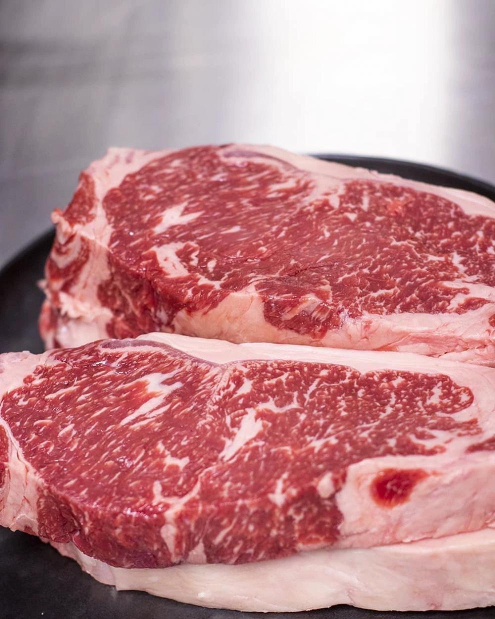 秒发prime红标原切厚切和牛m5西冷牛排2斤1000g四块奶香回购聚贵