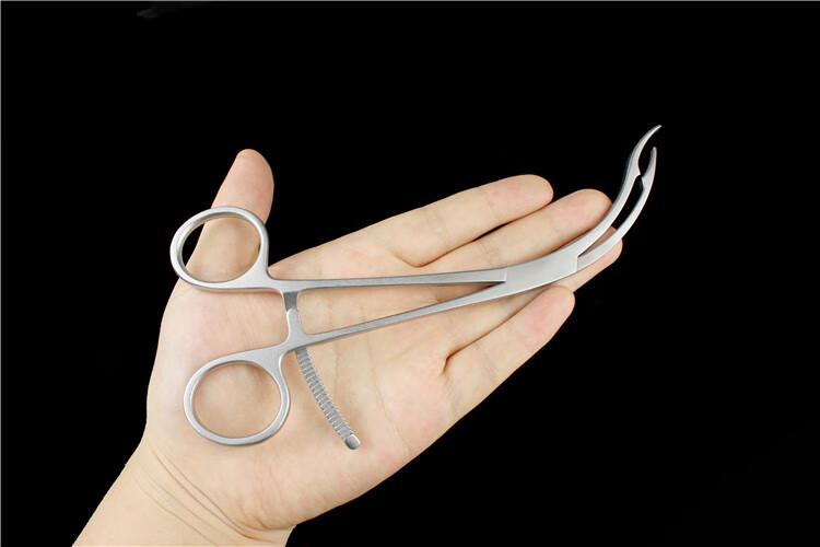 骨科手术器械医用足踝跟骨关节小号中心化持骨钳复位钳夹板器小动物