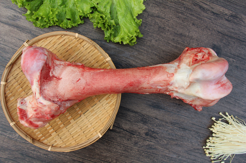 京诗悦新鲜牛骨头牛大骨2500g牛筒骨大棒骨带肉现杀黄牛骨髓5斤牛腿骨