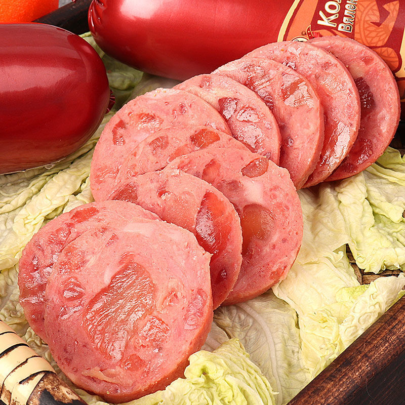 russia俄罗斯风味牛筋肠香肠火腿肠熏煮真空下菜熟食品牛筋肠350克2根