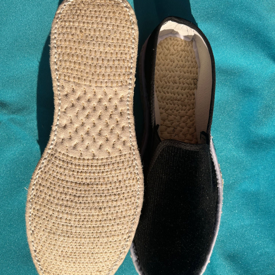 maycaur老北京布鞋千层底布鞋男灯芯绒布鞋条绒布鞋手工制作布鞋透气