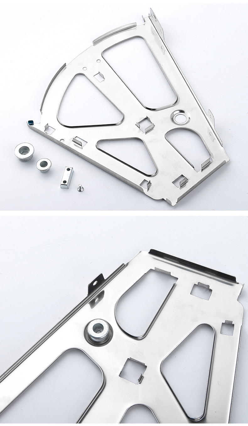 晋百年 不锈钢翻斗鞋柜五金配件 旋转下翻鞋架斜插式鞋柜单层双层翻转