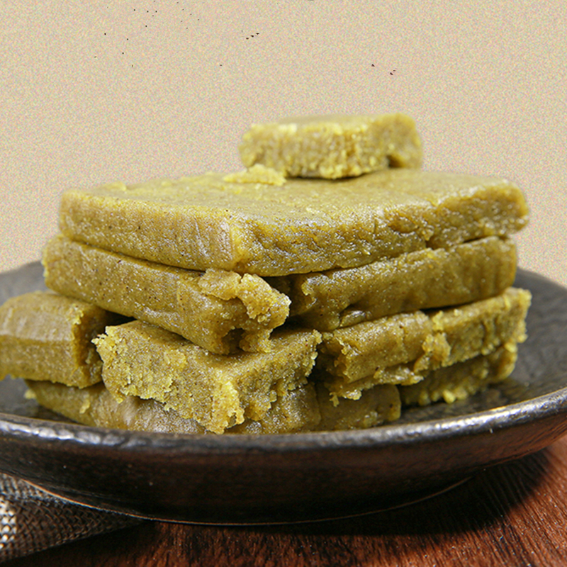 金菜地绿豆糕麻油浸制传统口味纯手工制作端午糕点马鞍山特产黄池