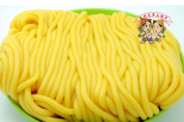 东北玉米叉子条玉米面条碴子条粗粮酸汤子面特产2500g5斤装