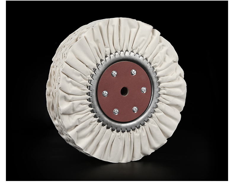 抛光布轮小孔 抛光风轮防羽布风轮府绸风布轮棉布轮白布轮铁芯布轮