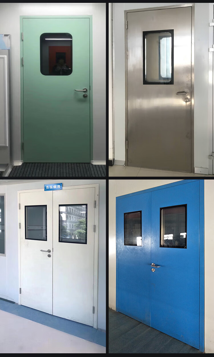 钢制净化门钢质门不锈钢洁净室无尘车间医院通道门平开门单双开门