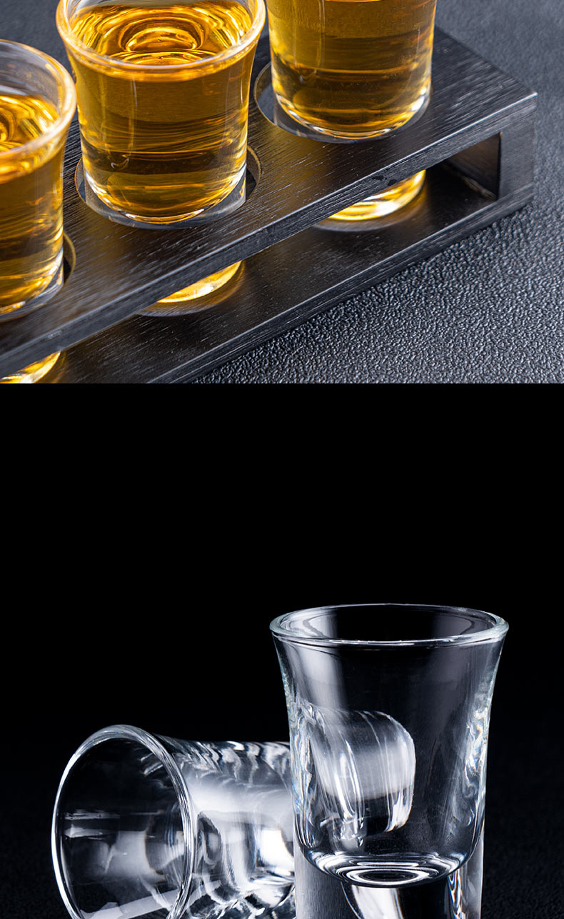 子弹杯标准30毫升厚底杯shot杯b52轰炸机鸡尾酒杯一口吞杯烈酒杯标准