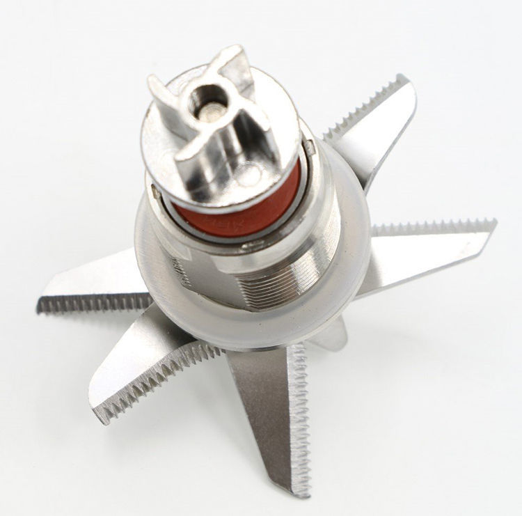 德国惠妈芯美破壁料理机配件不锈钢盖子刀片刀头组打粉干磨杯旦榄红色