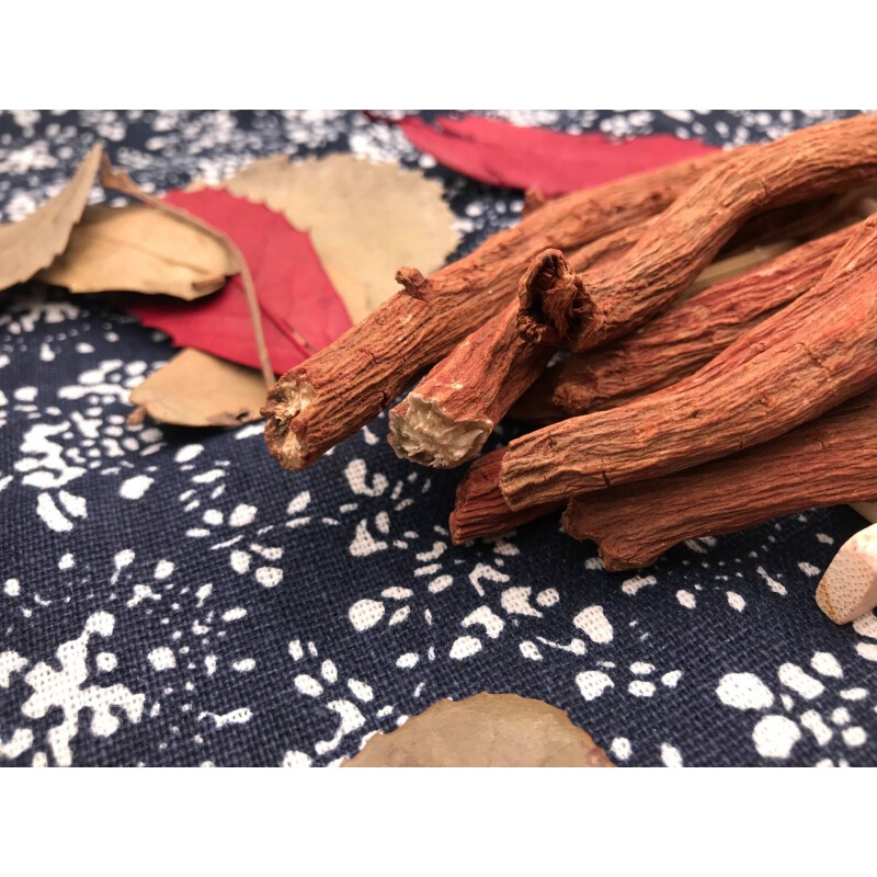 伟博 正宗深山天然野生四川中江丹参红丹参本色丹参无硫500克可代磨粉