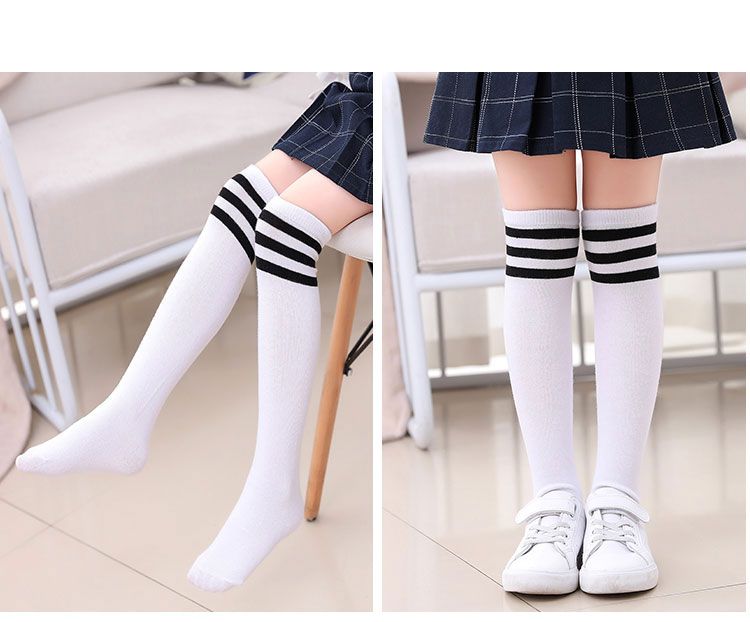 夏季儿童中筒袜男女童长筒袜六一儿童节学生袜演出袜舞蹈袜毕业照袜子