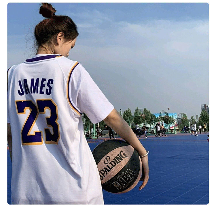 篮球服11号欧文训练夏季男生球衣nba 蓝色【单上衣】 l 女生(身高148