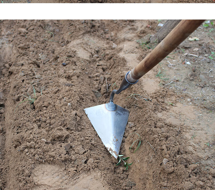 可狄kedi起垄开沟神器锄头农用工具家用种菜挖土挖沟开荒松锄草土三角