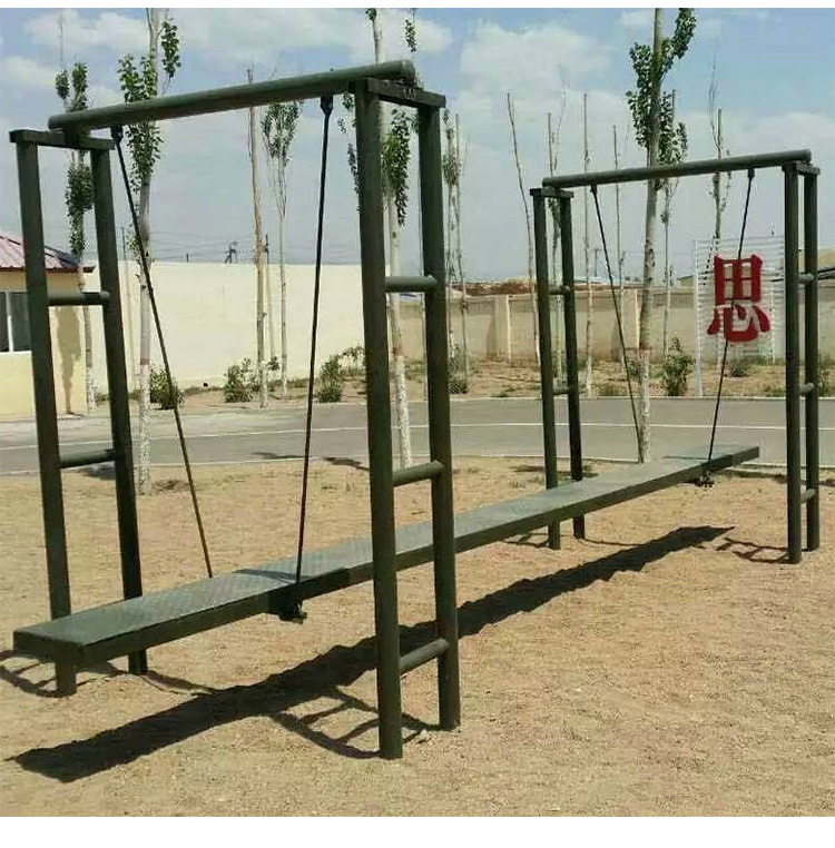 双人浪木专用抗眩晕军训400米障碍训练地面拓展场地训练器材 单人浪木