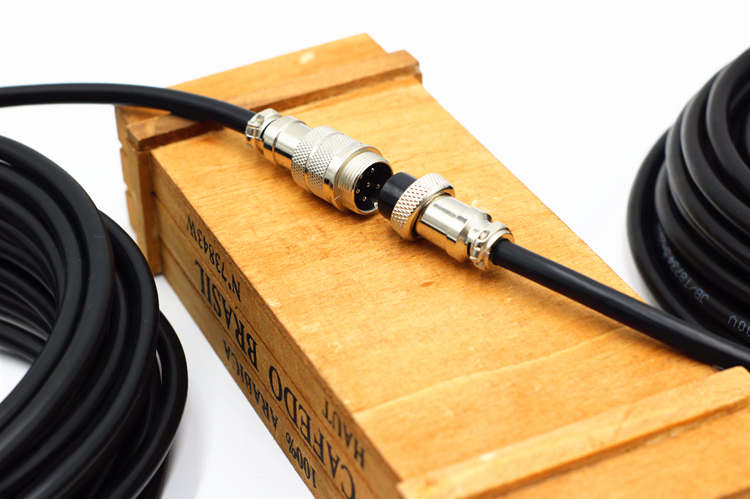 麦呦宝 航空螺旋6芯6针话筒线itc手拉手会议麦克风公对公对母音频延长