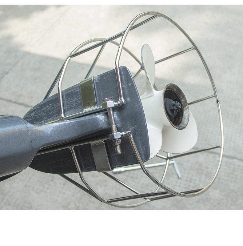 泊狮东雅马哈马达保护罩船外机螺旋桨叶保护罩不锈钢加厚推进器通用型