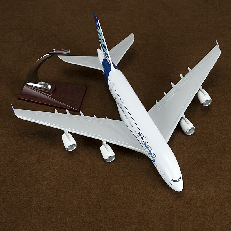 30-47cm仿真飞机模型原型机空客a380国航波音747南航客机航空摆件
