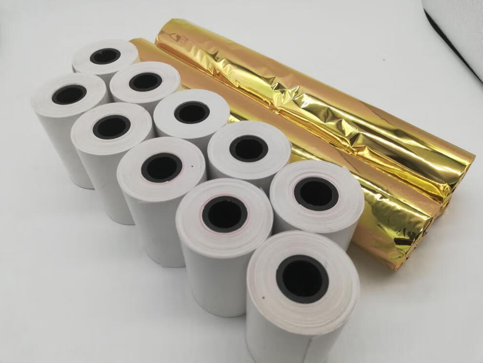 57x40海南七星彩票奖虫手机蓝牙便携式打印机专用打印纸100卷箱20卷无