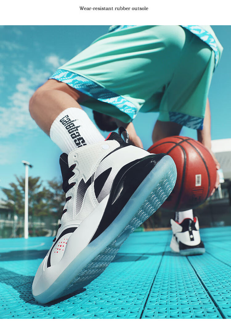 驭帅15男鞋全城9青少年学生球鞋8运动鞋驭帅15黑蓝44收藏送袜子手环