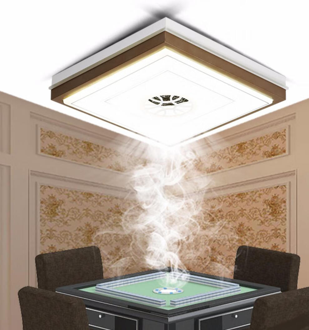 麻将室空气吸烟净化器棋牌室灯麻将机吸烟宝吸烟灯抽烟器吸顶灯耐辉顿