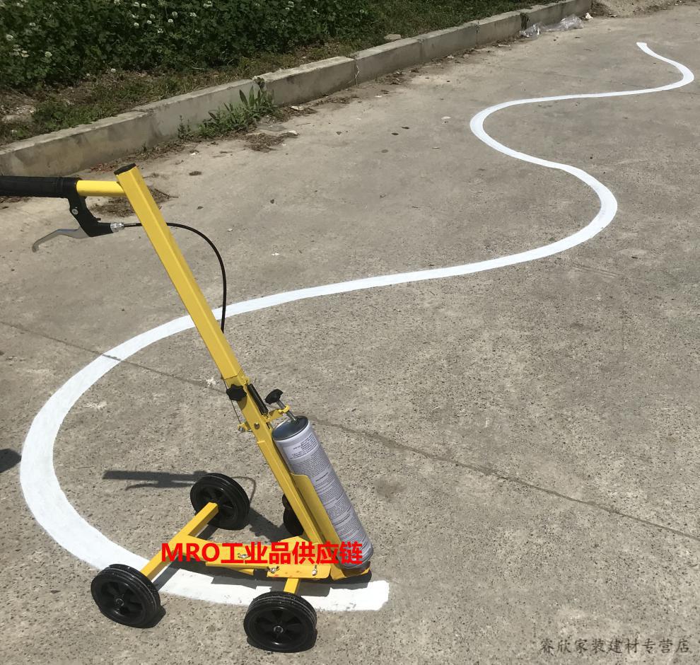 划线简易型油漆画线车小区车位划线机自喷式冷喷机道路停车场划线车