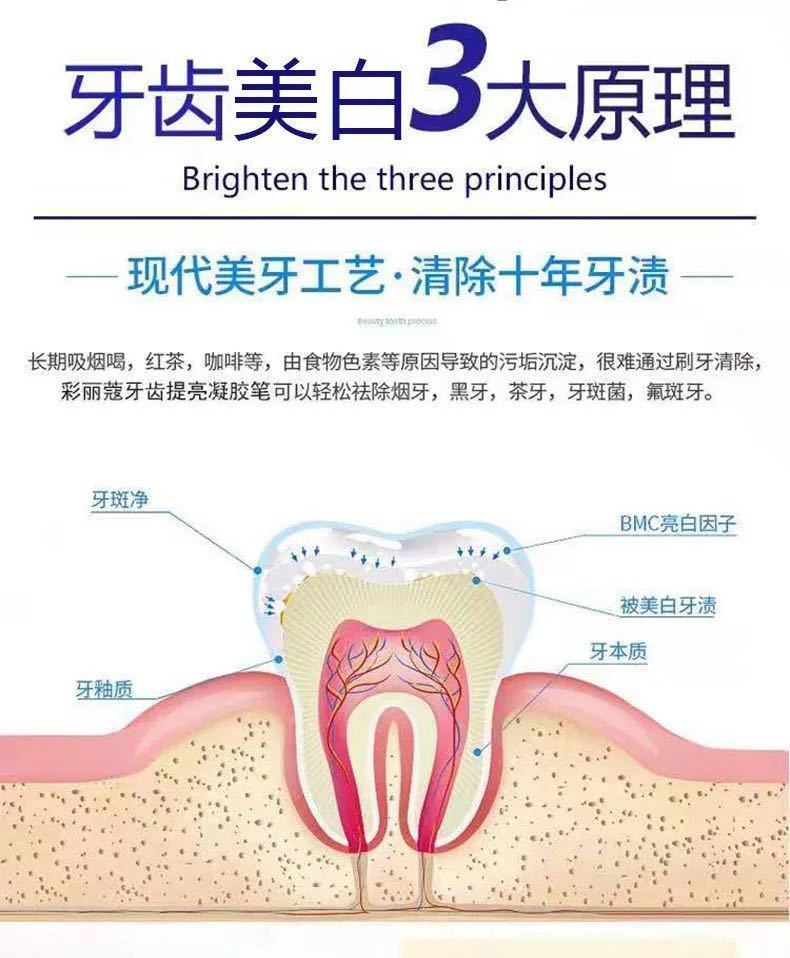 美白烟牙神器黄牙粉美白牙牙贴茶牙烟渍牙 一盒