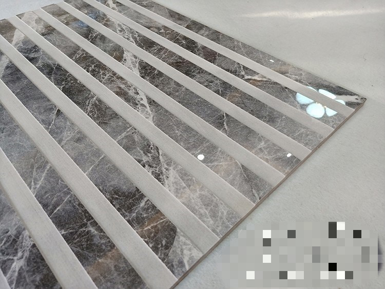 定倢 淋浴房防滑石 石淋浴板大理石淋浴踏板地砖凹凸石 罗马黑白灰圆