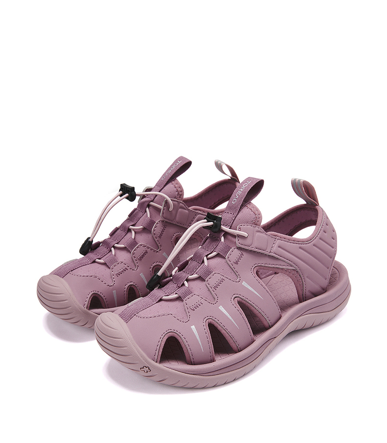 探路者包头沙滩鞋女士户外包头洞洞凉鞋春夏季户外防滑耐磨超轻便软底