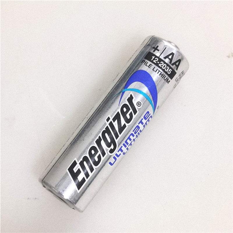 energizer5号电池aa一次性l91fr6耐低温锂电池不能充电浅灰色l91新款1